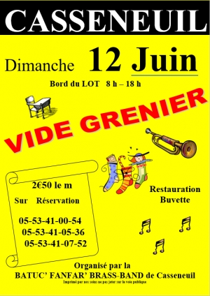 VIDE GRENIER 12 JUIN 2022