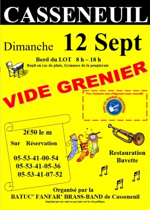 VIDE GRENIER 12 SEPT 2021
